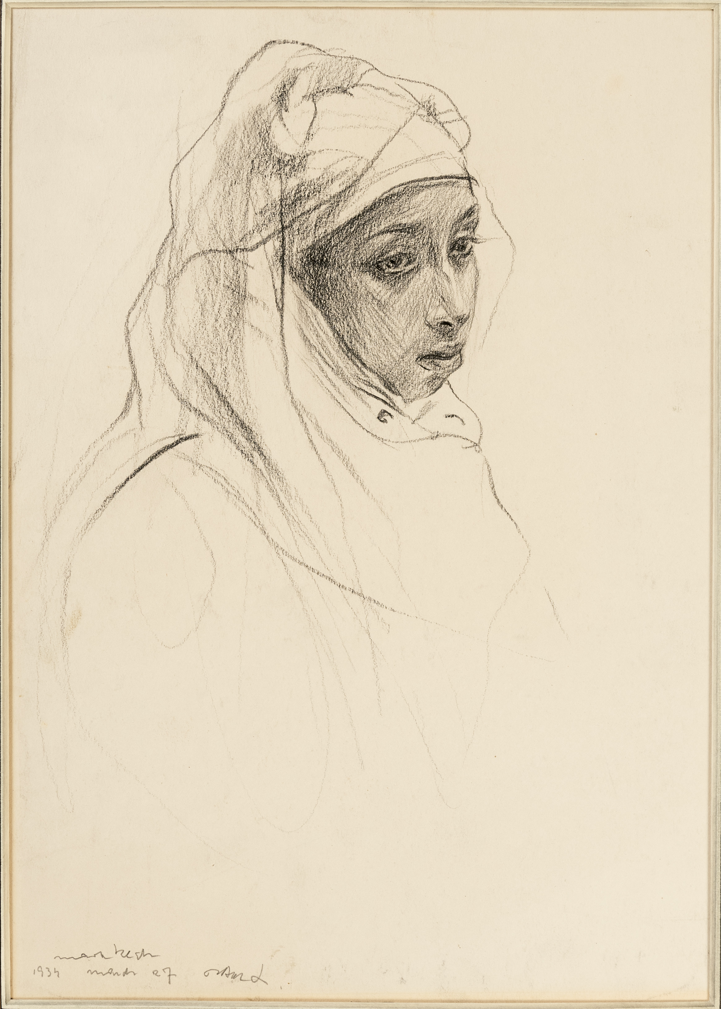 Head of a Moroccan Girl